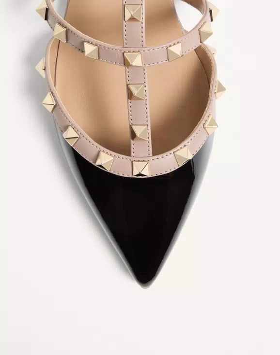 Valentino Rockstud Patent-Leather Mule - Image 3